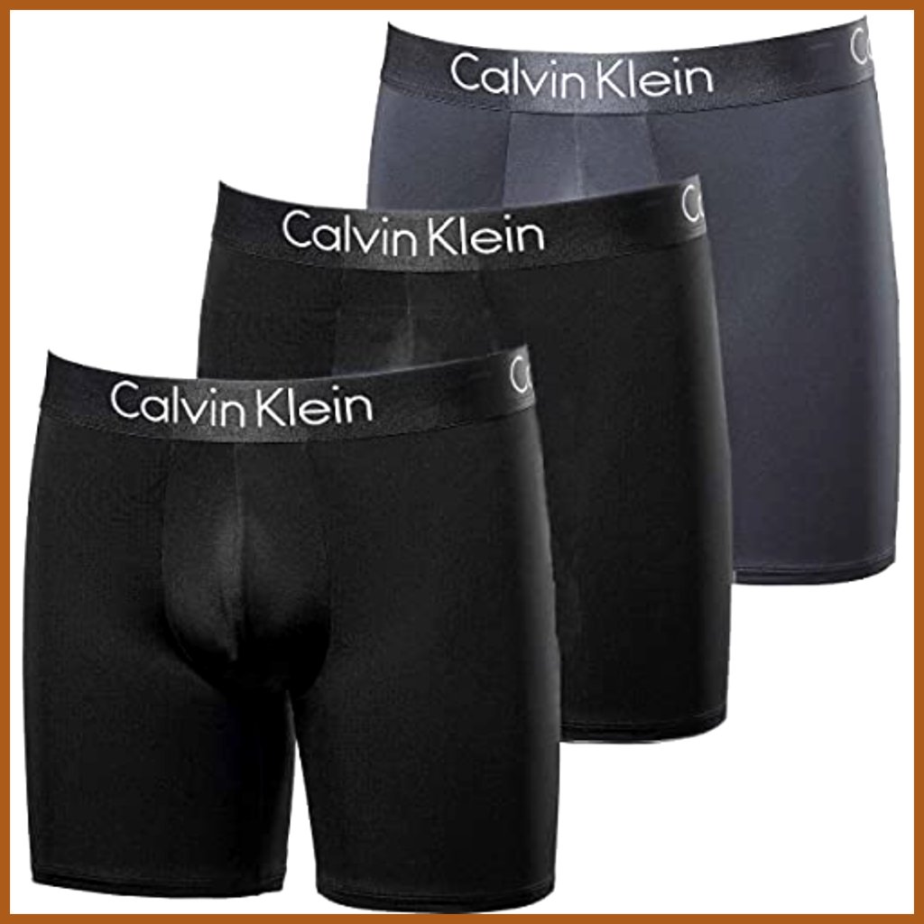 3 Pack Microfiber Boxer Briefs With Wicking Technology